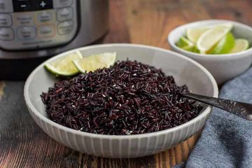 روش‌های پخت برنج سیاه