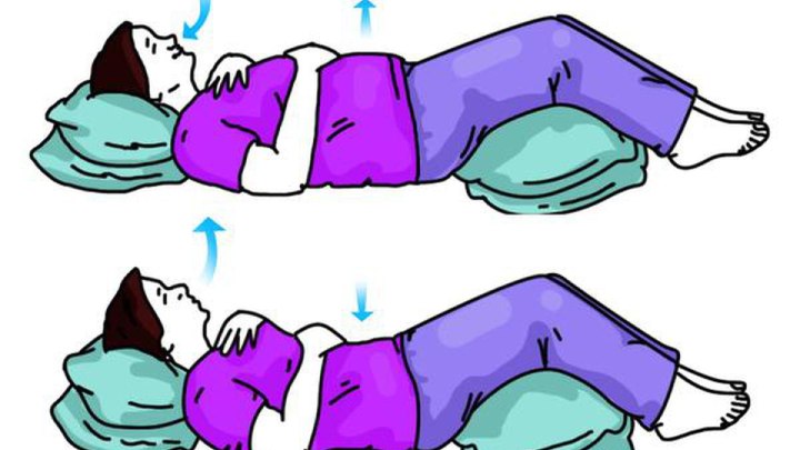 تمرین تنفس دیافراگمی