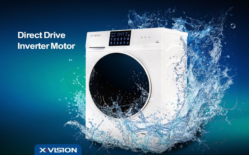 ماشین لباسشویی 10 کیلوگرمی ایکس ویژن به بازار آمد