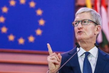 رئیس ضد انحصار اتحادیه اروپا با تیم کوک، مدیرعامل اپل، ملاقات کرد