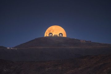 تصویر روز ناسا: ماه کامل از رصدخانه