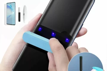 از محافظ نمایشگر Liquid UV استفاده نکند
