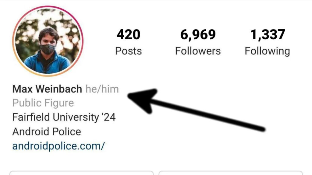 ضمیر اینستاگرام چیست | آموزش فعال سازی pronouns در بیو اینستاگرام