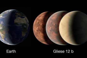 Gliese 12b درمقابل کره زمین