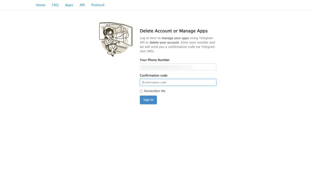 1717385393 381 دیلیت اکانت تلگرام حذف همیشگی تلگرام تنها با ۲