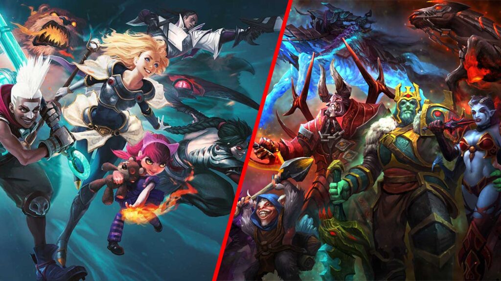 Dota 2 و League of Legends شباهت‌ها و تفاوت‌ها دوپلر