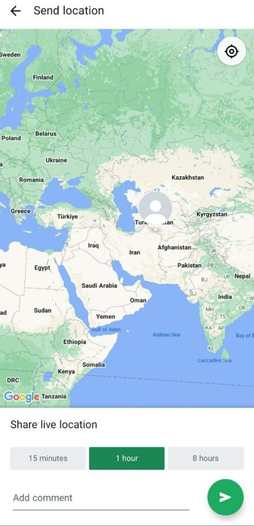 1723829862 279 ارسال لوکیشن در واتساپ راه حلهای فرستادن موقعیت مکانی