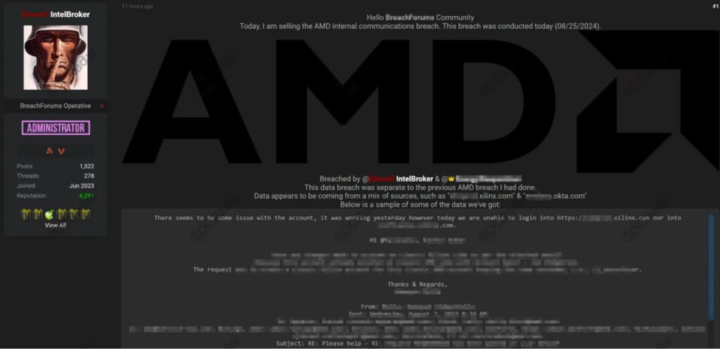 شرکت AMD ظاهراً دوباره هک شده است