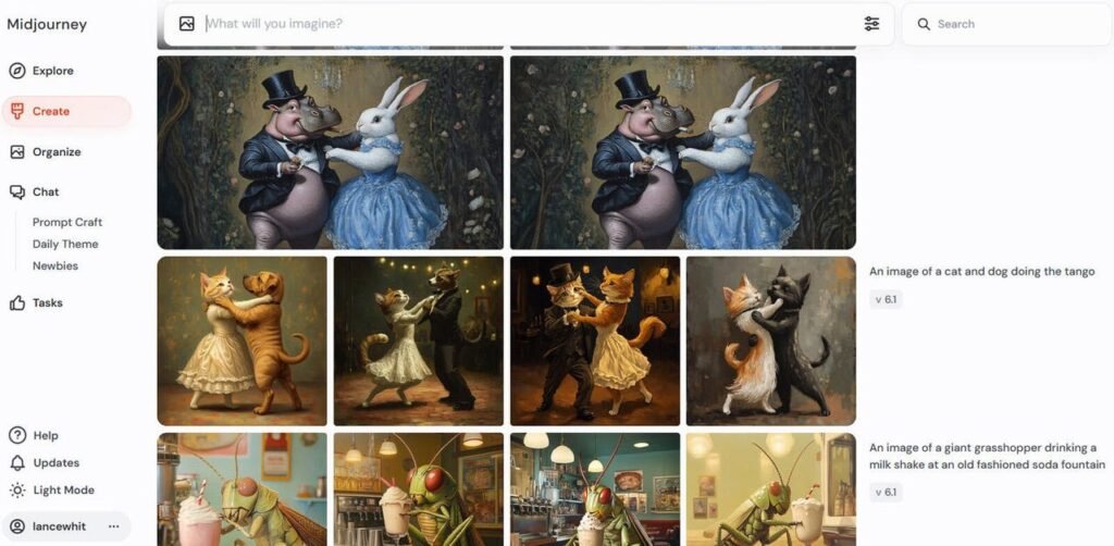 وب‌سایت میدجرنی